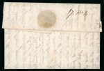 Stamp of Ireland » Pre-Stamp Postal History » Independant Post Office Period - 1784-1831 1818 (7.1) Folded entire from Lisburn to Portadown,