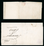 Stamp of France » Lettres Classiques 1858-1860, Lot de 2 lettres avec affranchissements à base de n°12