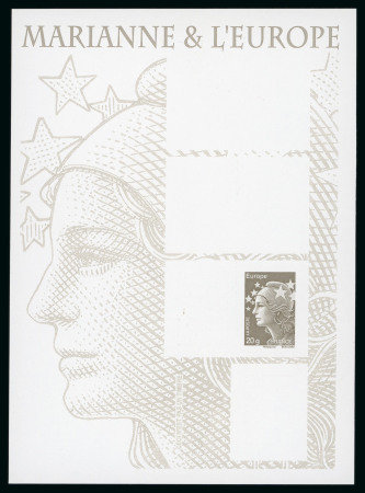 Stamp of France » Variétés et curiosités 2011, multiples variétés sur feuillet Marianne et l'Europe
