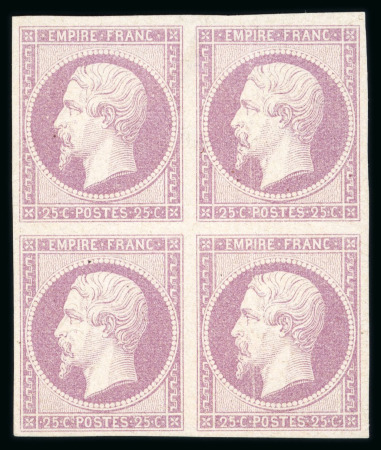 Stamp of France » Collections 1850-1870, superbe collection de 71 essais aux types