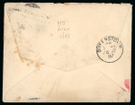 Stamp of Ireland » GB Used In Ireland 1898 (5.2) Envelope addressed to Queenstown with boxed SHIP SAILED hs