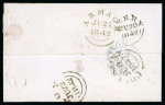 Stamp of Ireland » Pre-Stamp Postal History » Local Post Period - 1773-1840 1842 (20.6) Folded letter sheet from Derry to Moy,