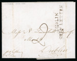 Stamp of Ireland » Pre-Stamp Postal History » Independant Post Office Period - 1784-1831 1795 (27.10) Folded letter sheet from Liverpool to