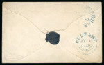 Stamp of Ireland » Pre-Stamp Postal History » Local Post Period - 1773-1840 1849 (7.7) Small neat envelope from Auchnacloy via