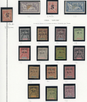 Stamp of Colonies françaises » Chine (Postes françaises) Chine (bureaux Français) : 1894-1921, collection complète