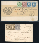 Stamp of France » Lettres Classiques Collections 1874-1883, ensemble de 10 lettres sélectionnées toutes