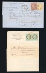 Stamp of France » Lettres Classiques Collections 1874-1883, ensemble de 10 lettres sélectionnées toutes