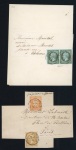 Stamp of France » Lettres Classiques Collections 1864-1867, ensemble de 5 lettres toutes avec affranchissements