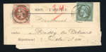 Stamp of France » Lettres Classiques Collections 1864-1867, ensemble de 5 lettres toutes avec affranchissements