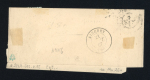 Stamp of France » Lettres Classiques Collections 1864-1867, ensemble de 5 lettres toutes avec affranchissements
