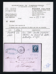 Stamp of France » Lettres Classiques Collections 1864-1867, ensemble de 5 lettres toutes avec affranchissements