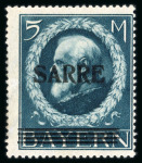 Stamp of Colonies françaises » Sarre 1920-1934, belle collection neufs **/*/obl. avec plusieurs