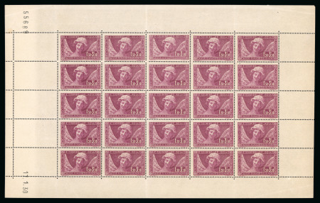 Stamp of France » Émissions à partir de 1900 1930, Sourire de Reims Y&T n°256, 1f50 + 3f50 Ange,
