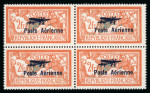 Stamp of France » Poste Aérienne 1927, Merson Y&T n°1 et 2 surchargés Poste Aérienne