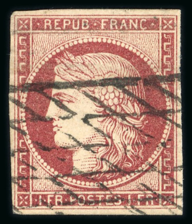 Stamp of France » Collections 1849-1900, dans deux classeurs bel ensemble de classiques majorité oblitérés c