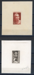 Stamp of France » Collections 1943-1956, ensemble intéressant de 16 épreuves d'artistes