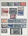 Stamp of France » Poste Aérienne 1927-1960, beau lot de Poste Aérienne **/*/obl. avec