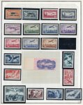Stamp of France » Poste Aérienne 1927-1960, beau lot de Poste Aérienne **/*/obl. avec