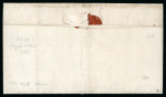 Stamp of Ireland » Pre-Stamp Postal History » Independant Post Office Period - 1784-1831 1796 (8.2) Folded letter sheet from New York to Belfast,