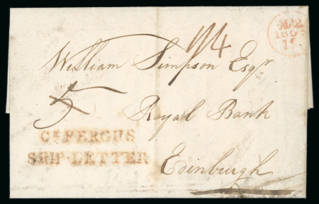 Stamp of Ireland » Pre-Stamp Postal History » Independant Post Office Period - 1784-1831 1806 (29.1) Folded letter sheet from Charleston S.