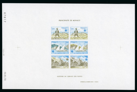 Stamp of Colonies françaises » Monaco Monaco,1979 : EUROPA, bloc-feuillet Y&T n° 17, essai