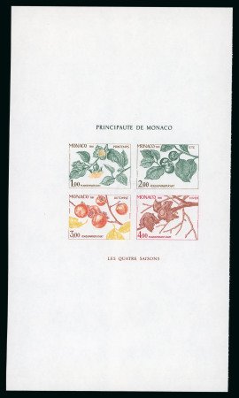 Stamp of Colonies françaises » Monaco Monaco, 1981 : Les quatre saisons du plaqueminier,