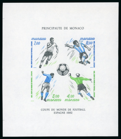 Stamp of Colonies françaises » Monaco Monaco, 1982 : Coupe du Monde football Espagne 1982,