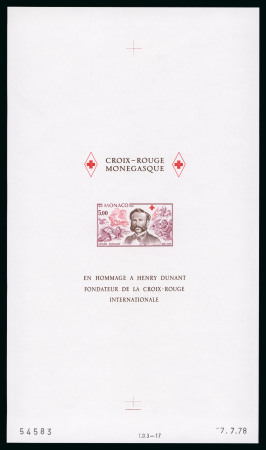 Stamp of Colonies françaises » Monaco Monaco, 1978 : Croix rouge Monégasque 150e anniversaire
