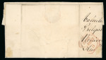 Stamp of Ireland » Pre-Stamp Postal History » Independant Post Office Period - 1784-1831 1822 (18.3) Folded letter sheet from Philipstown to