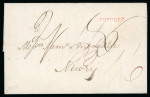 Stamp of Ireland » Pre-Stamp Postal History » Independant Post Office Period - 1784-1831 1826 (13.10) Folded letter sheet from Llankelly to