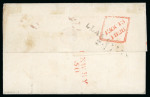 Stamp of Ireland » Pre-Stamp Postal History » Independant Post Office Period - 1784-1831 1826 (13.10) Folded letter sheet from Llankelly to