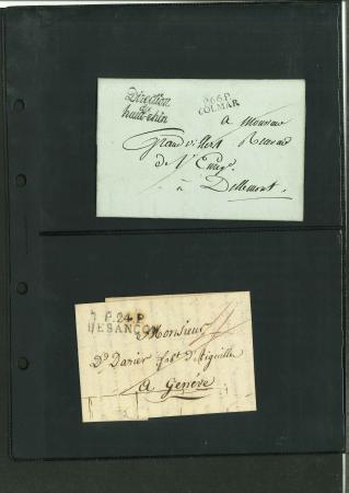 Stamp of France » Lettres Classiques Collections Préphilatélie : 1797-1863, bel ensemble de 40 Marques