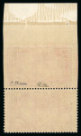 Stamp of France » Variétés et curiosités Variété, 1924 :timbre JO de Paris 1924 Y&T n°184 en paire avec superbe variété non dentelé bord de feuille tenant à normal