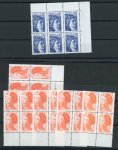 Stamp of France » Collections 1960-1986, bel ensemble de timbres essentiellement