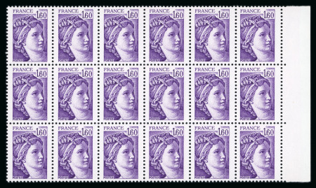 Stamp of France » Collections 1960-1986, bel ensemble de timbres essentiellement