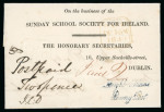 Stamp of Ireland » Pre-Stamp Postal History » Local Post Period - 1773-1840 1835 (9.12) Sunday School Society of Ireland printed