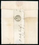 Stamp of Ireland » Pre-Stamp Postal History » Local Post Period - 1773-1840 1823 (27.9) Printed folded letter sheet of the Friendly