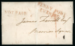 Stamp of Ireland » Pre-Stamp Postal History » Local Post Period - 1773-1840 1808 (10.12) Folded letter sheet sent locally within