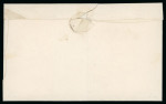Stamp of Romania » United Principalities 1864-1865 Prince Cuza Forgeries: 3 pa. (1864) +5 pa. Cuza+ 2 pa. Cuza cancelled Ploesti on cover to Targoviste