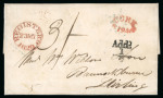 Stamp of Ireland » Pre-Stamp Postal History » Unified Post Period - 1827-1839 1829 (12.3) Folded letter sheet from Oldham to Lieut