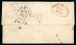 Stamp of Ireland » Pre-Stamp Postal History » Unified Post Period - 1827-1839 1829 (12.3) Folded letter sheet from Oldham to Lieut