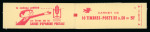 Stamp of France » Vignettes Vignettes Palissy : 1971, carnet vert Y&T n°25a neufs