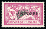 Stamp of Colonies françaises » Andorre (Poste française) Andorre, 1931-1998 : très belle "double" collection