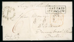 Stamp of Ireland » Pre-Stamp Postal History » Unified Post Period - 1827-1839 1835 (20.8) Folded entire from Spring Hill, Carlow