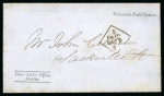 Stamp of Ireland » GB Used In Ireland 1851 (9.11) G.P.O. printed Returned Paid Letter envelope,