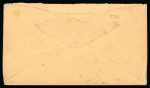 Stamp of Ireland » Transatlantic Mail to, from and via Ireland 1859 (4.4) Envelope from the USA with AMERICAN MAIL / AU.3 / 1857 / 1/- Dublin charge hs