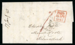 Stamp of Ireland » GB Used In Ireland 1843 (17.1) Folded entire from Dublin to Kilmallock,