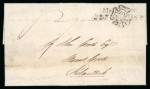 Stamp of Ireland » GB Used In Ireland 1843 (6.10) Folded entire from Mallow, Co. Cork to