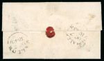Stamp of Ireland » GB Used In Ireland 1843 (6.10) Folded entire from Mallow, Co. Cork to