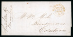 Stamp of Ireland » Transatlantic Mail to, from and via Ireland 1840 (23.8) Folded entire from King's Cove, Newfoundland